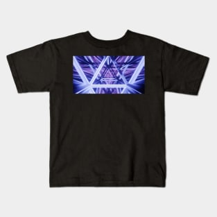 Futuristic triangles Kids T-Shirt